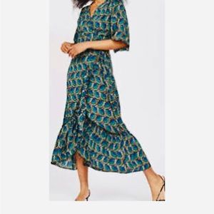 Silk&Salt Peacock dress